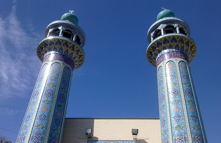 ساخت گنبد و گلدسته