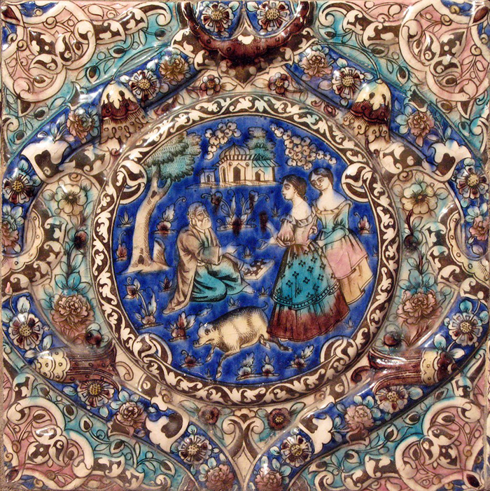 کاشی های کاخ گلستان 