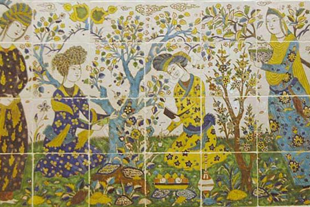 کاشی کاری در زمان اشکانیان