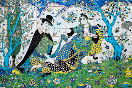 کاشی کاری در زمان ساسانیان